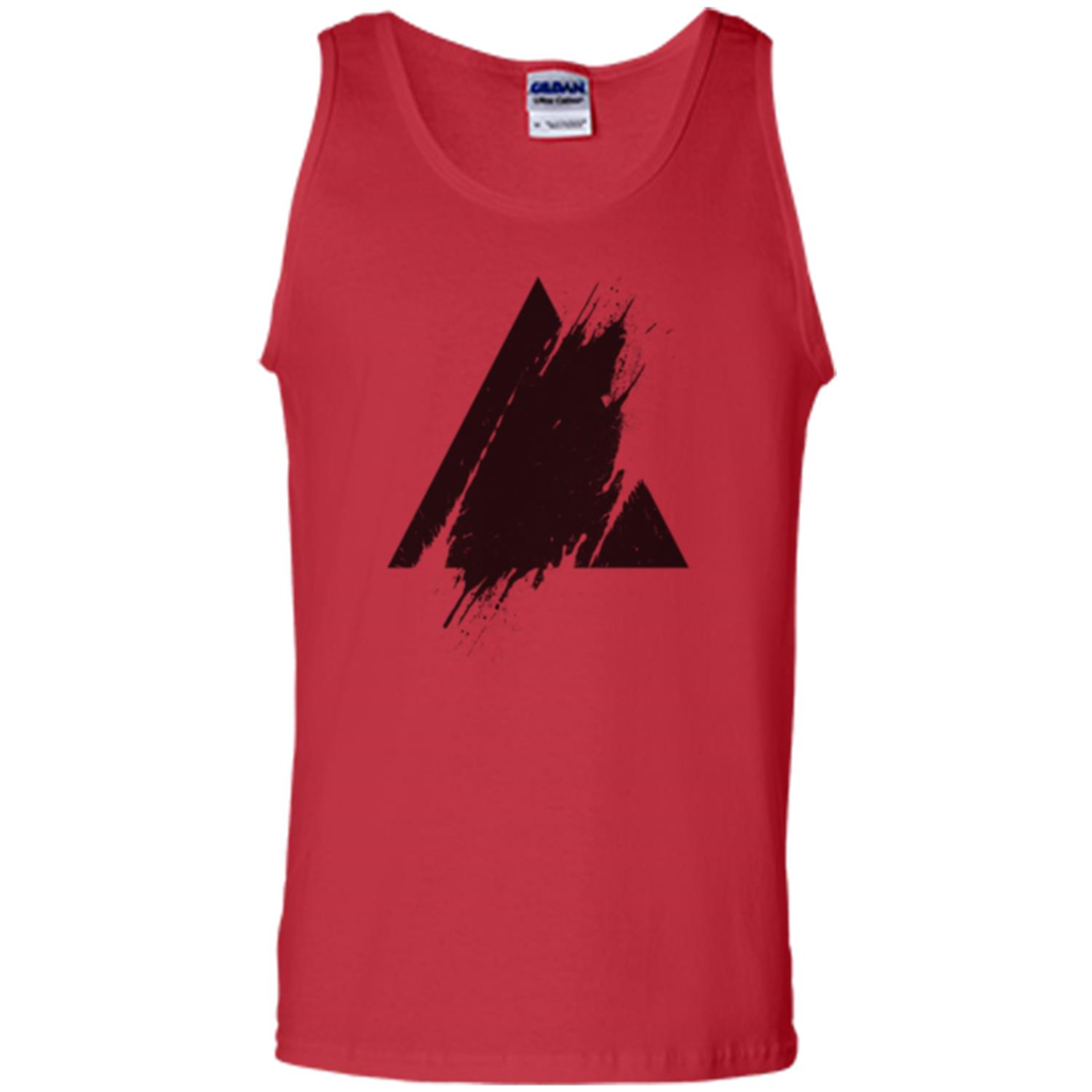 Place Splashed Triangle T-shirt Red