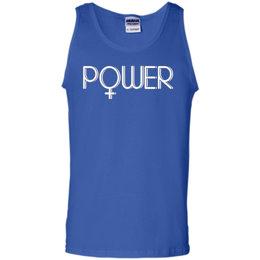 Woman Power Female Symbol Feminist T-Shirt Royal