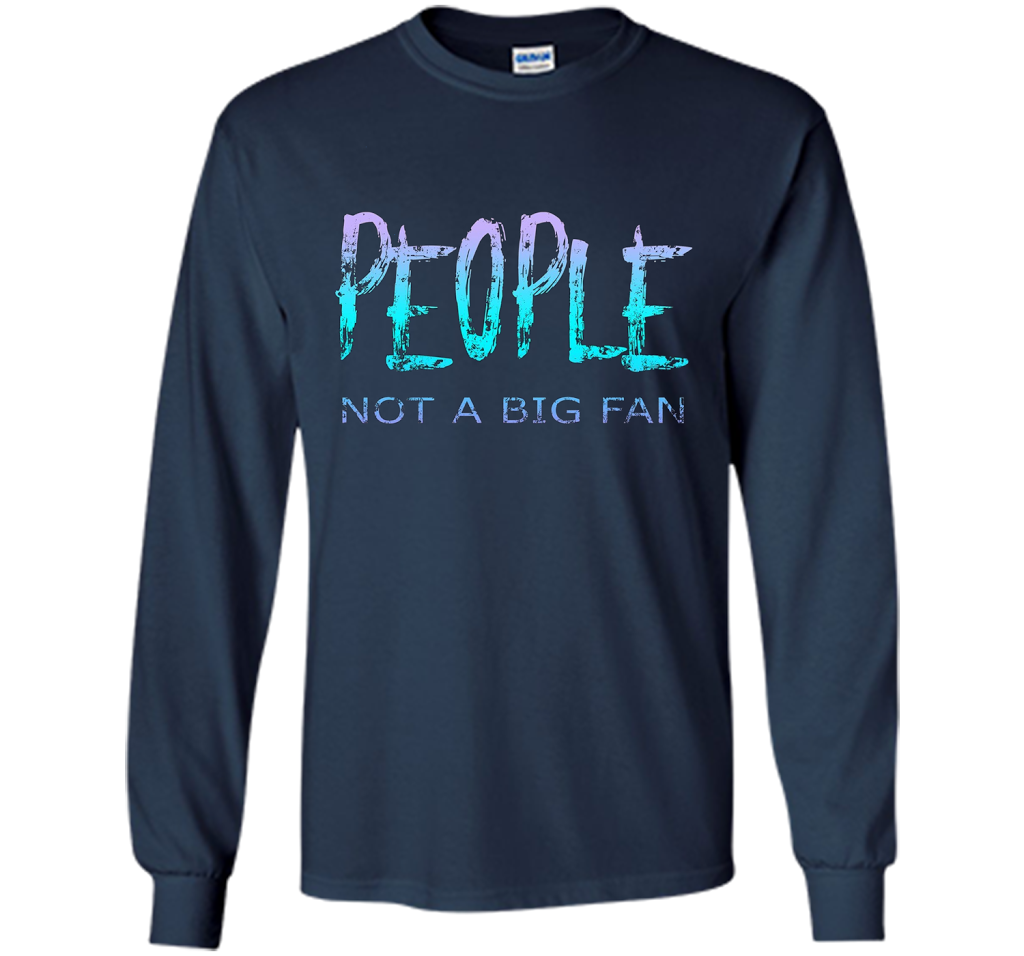 People Not A Big Fan T-shirt Navy