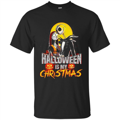 Halloween Is My Chirstmas T-shirt Black