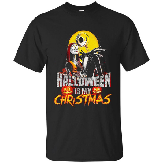 Halloween Is My Chirstmas T-shirt Black
