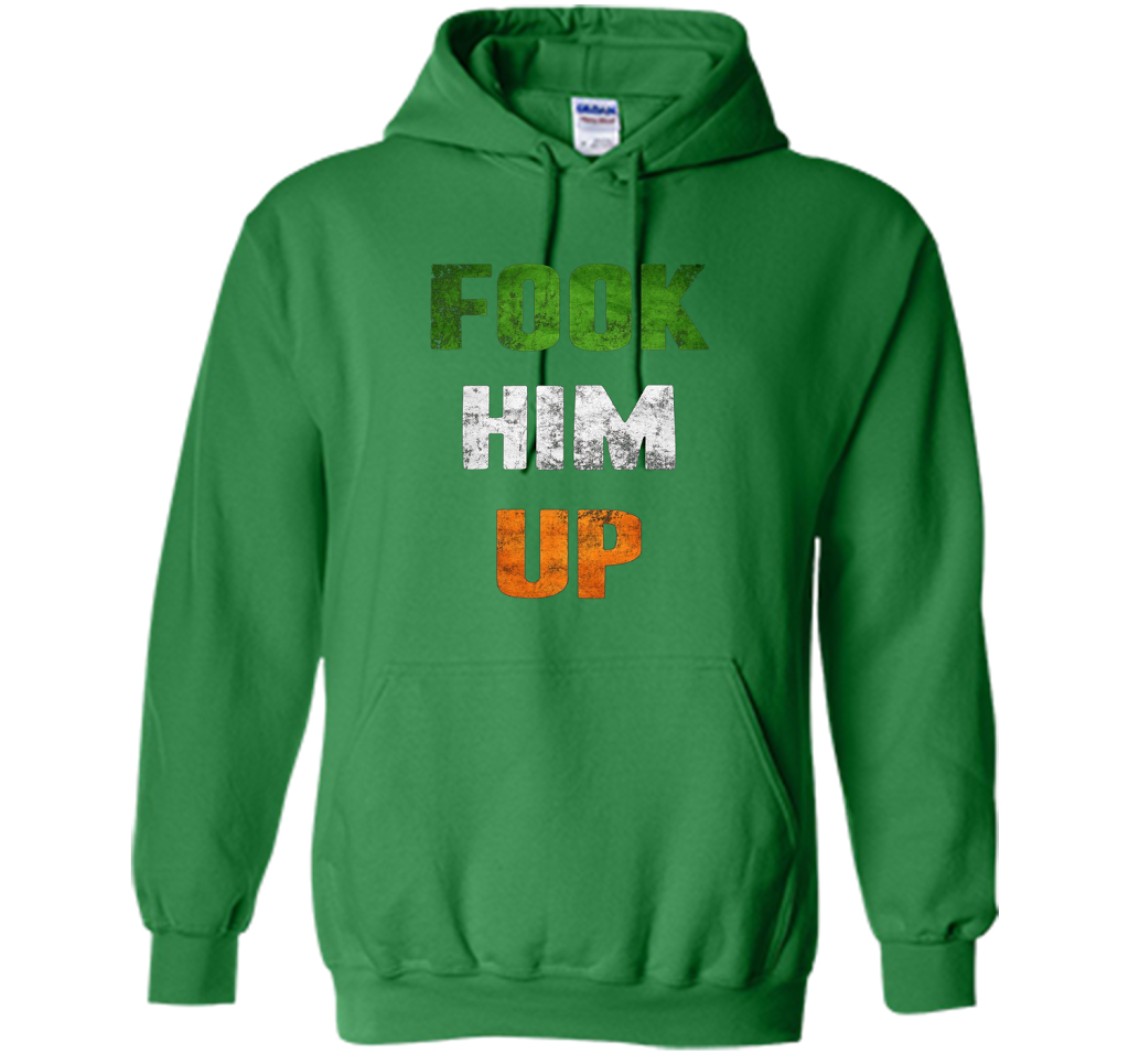 Fook Him Up Irish Boxing T-shirt - Funny Fight Tee shirt
