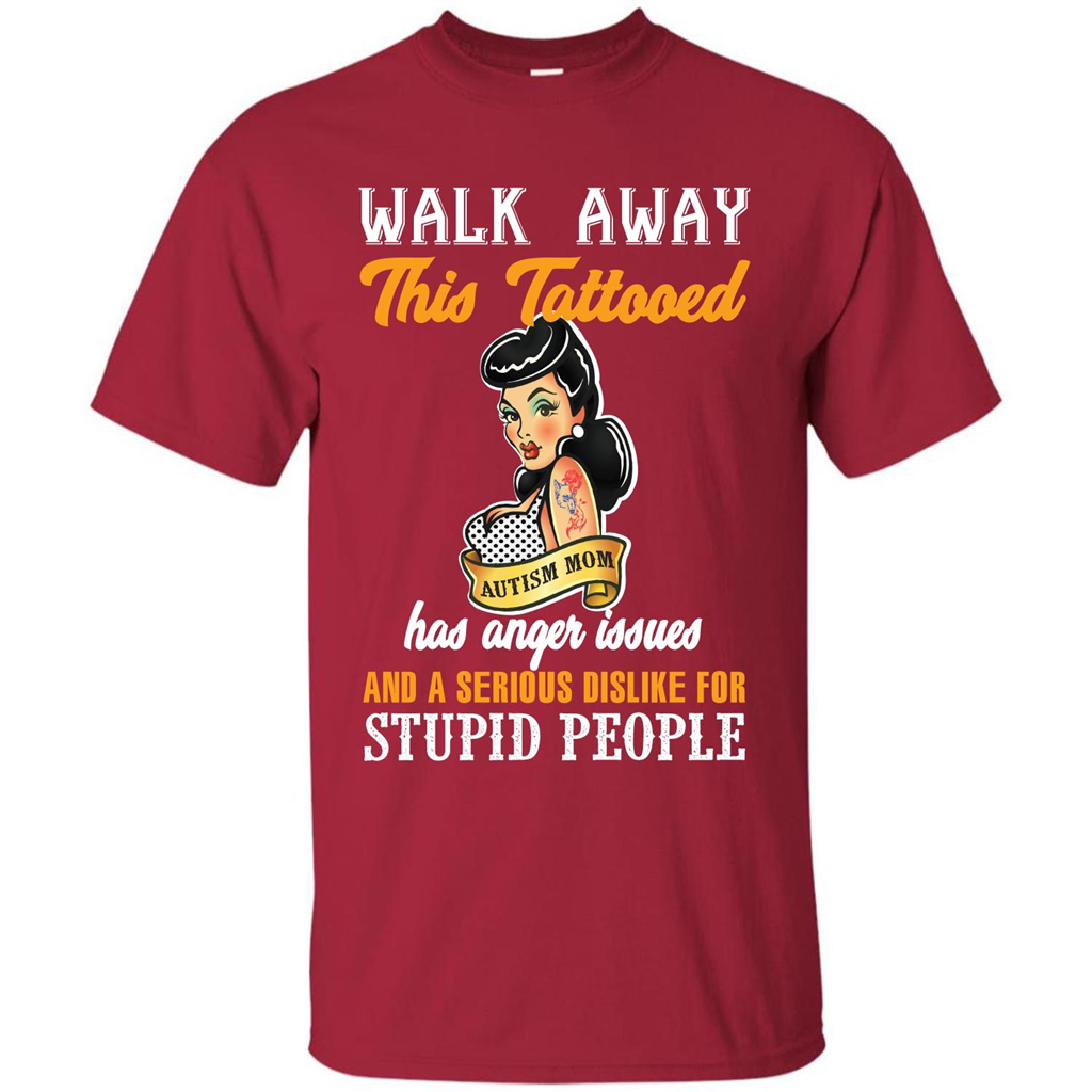Autism Awareness T-shirt Walk Away This Tattooed Cardinal