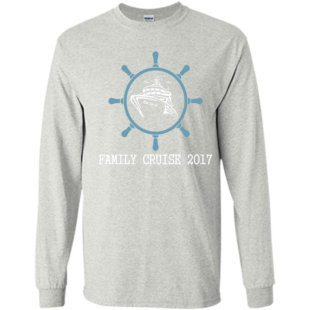 Family T-shirt Family Cruise 2017 Ash