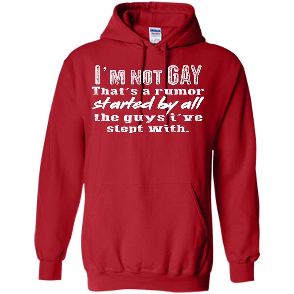 LGBTQ T-shirt I‰۪m Not Gay That‰۪s A Rumor Red