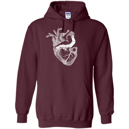 My Space T-shirt Heart T-shirt Maroon