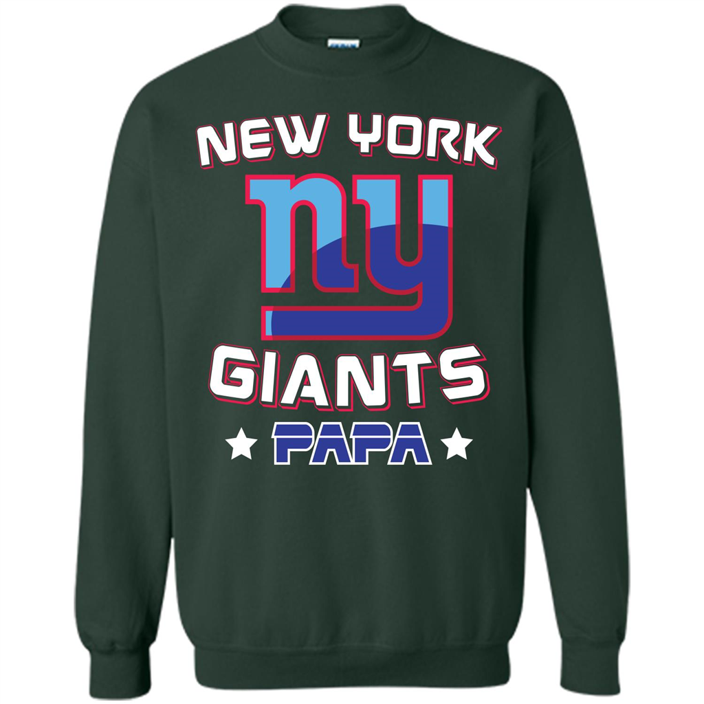 Football T-shirt New York Ny Giants Papa Forest Green