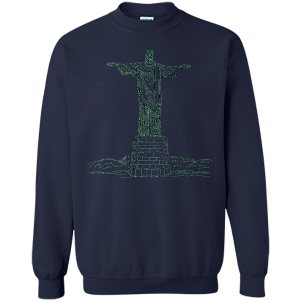 Christ The Redeemer Statue In Rio De Janeiro Brasil T-shirt