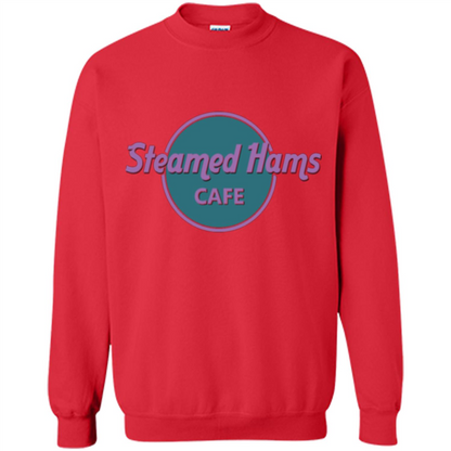 Steamed Hams Cafe T-shirt Red