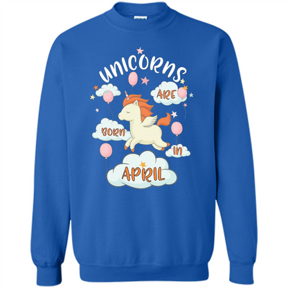 April Unicorn T-shirt Unicorns Are Born In April T-shirt Royal