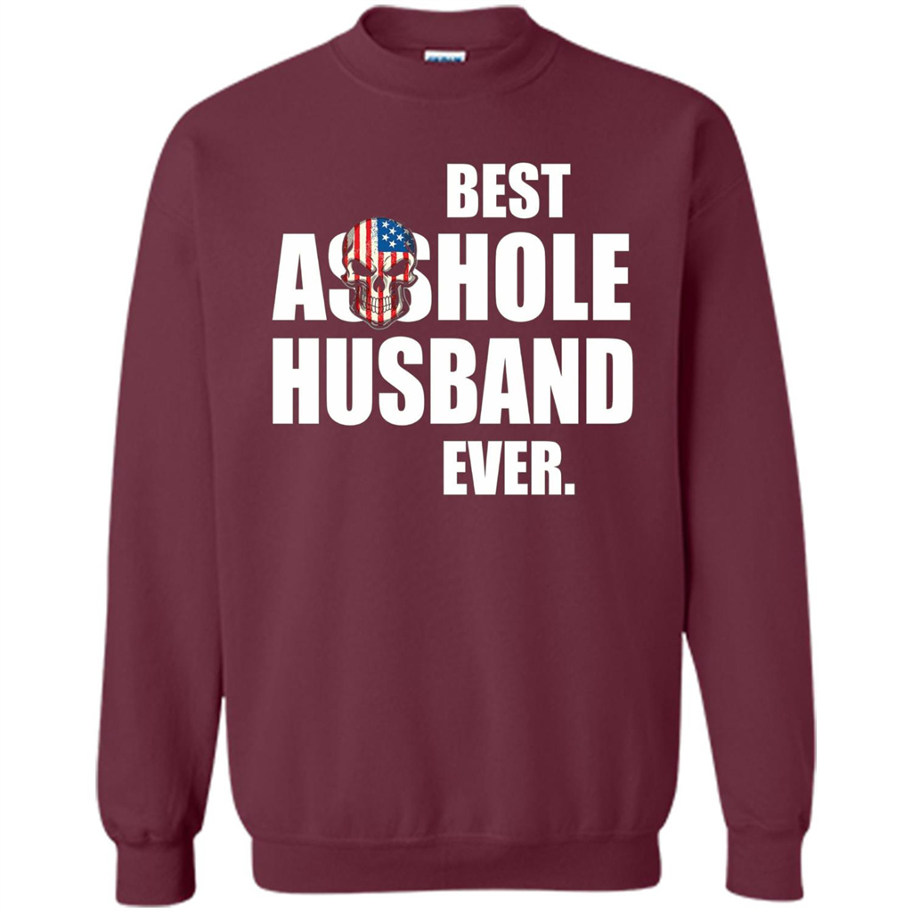 Best Asshole Husband Ever T-shirt Maroon