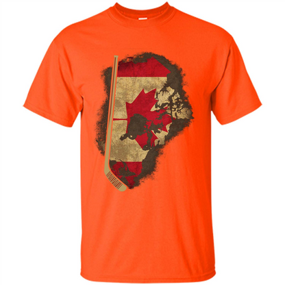 Canada Hockey T-shirt Orange