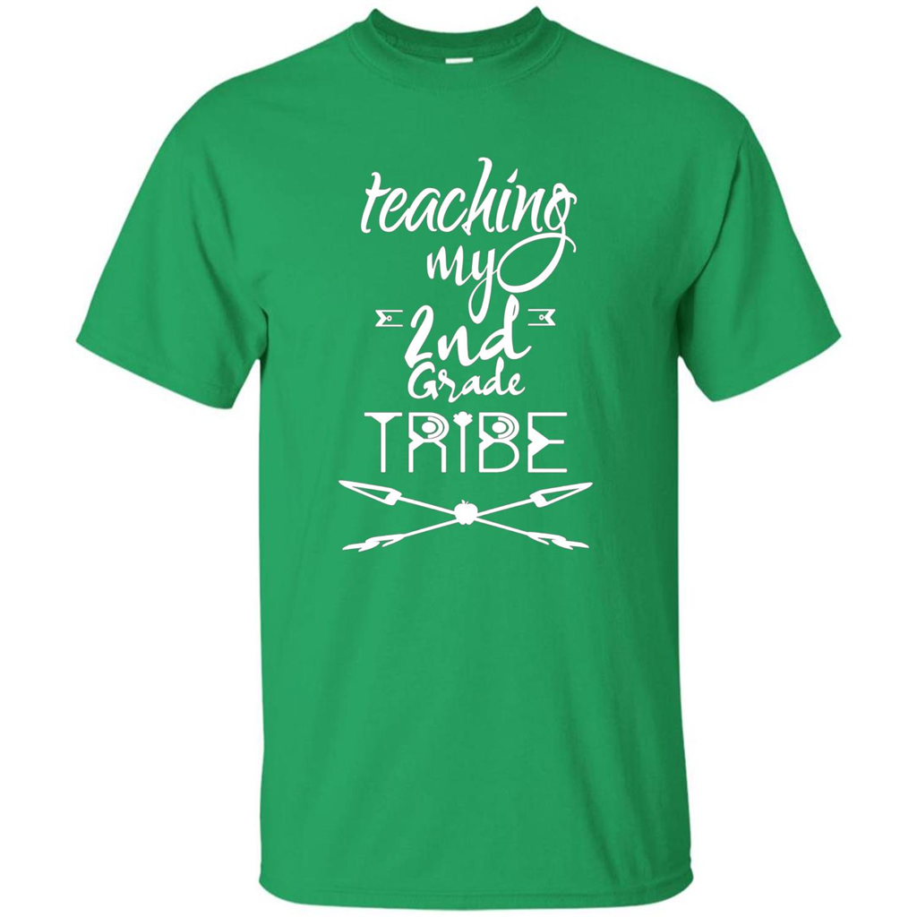 Back To School T-shirt Teaching My Second Grade Tribe Irish Green