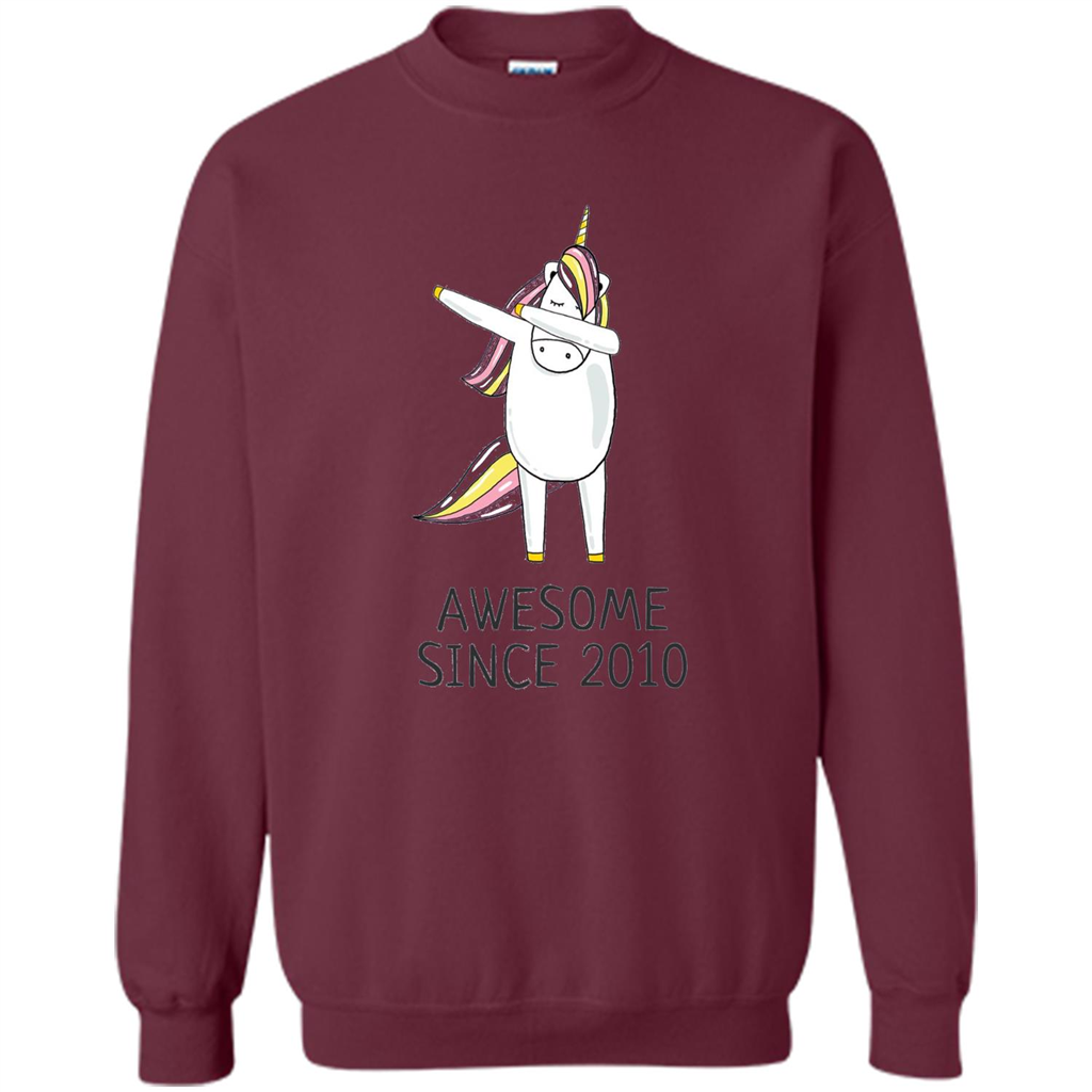 Awesome Since 2010 T-shirt Born In 2010 Maroon
