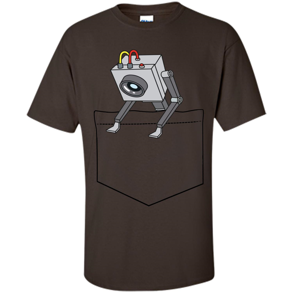 Pocket Robot T-shirt Dark Chocolate