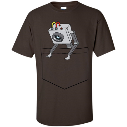 Pocket Robot T-shirt Dark Chocolate