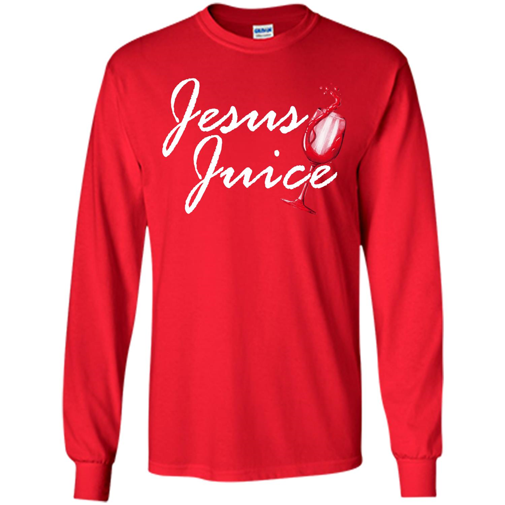 Wine T-shirt Jesus Juice Red