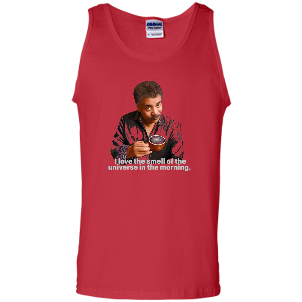 Neil Degrasse Tyson I Love The Smell Of The Universe T-Shirt Red