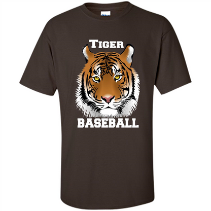 Baseball T-shirt for Tiger Baseball Dark Chocolate