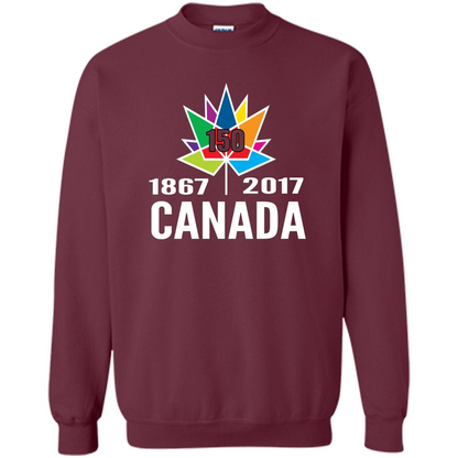 CANADA T-shirts Canada 150 Years Maroon