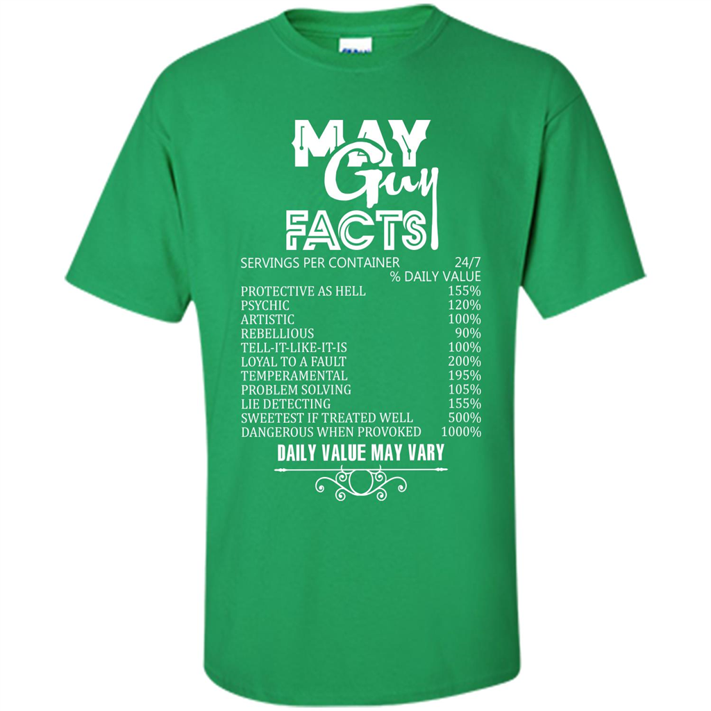 May Guy Facts T-shirt Irish Green