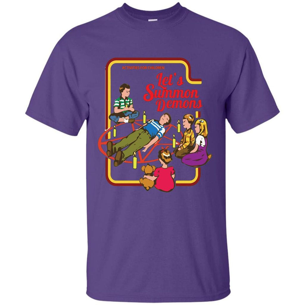 Let's Summon Demons T-Shirt Purple