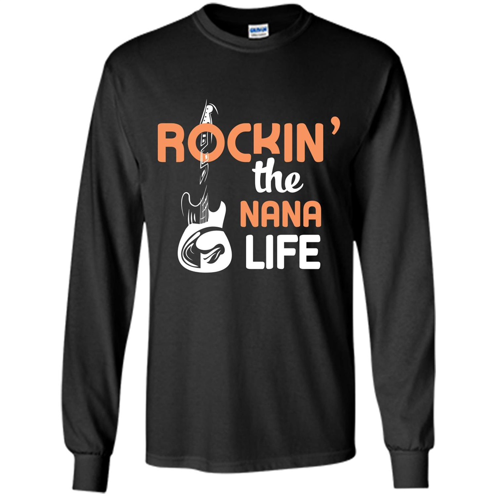 Nana T-shirt Rockin’ The Nana Life Black