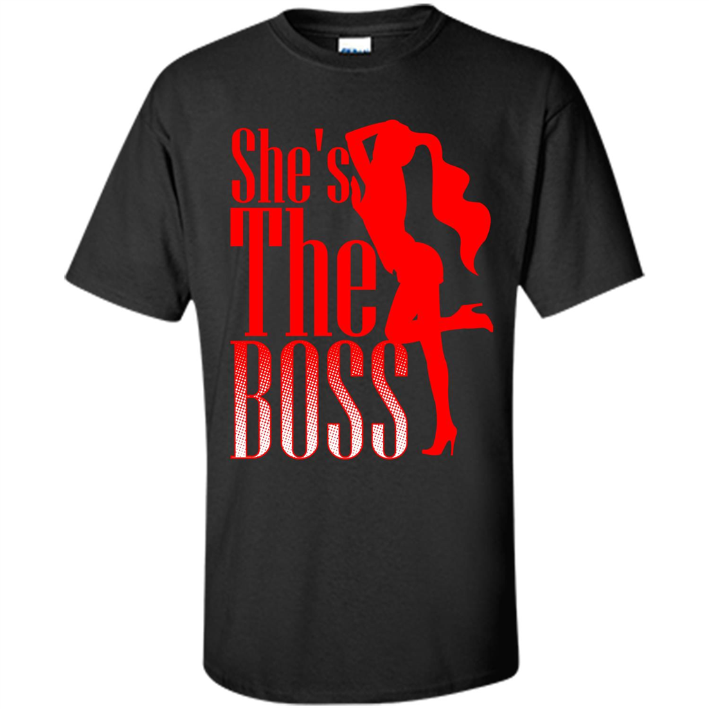 She's The Boss T-shirt Black