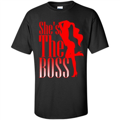 She's The Boss T-shirt Black