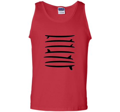 The Longboard Single Fin Surfer T-shirt Red