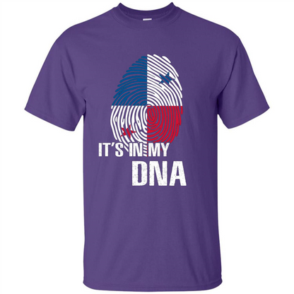 Panama In My DNA T-Shirt Panamanian Pride T-shirt Purple