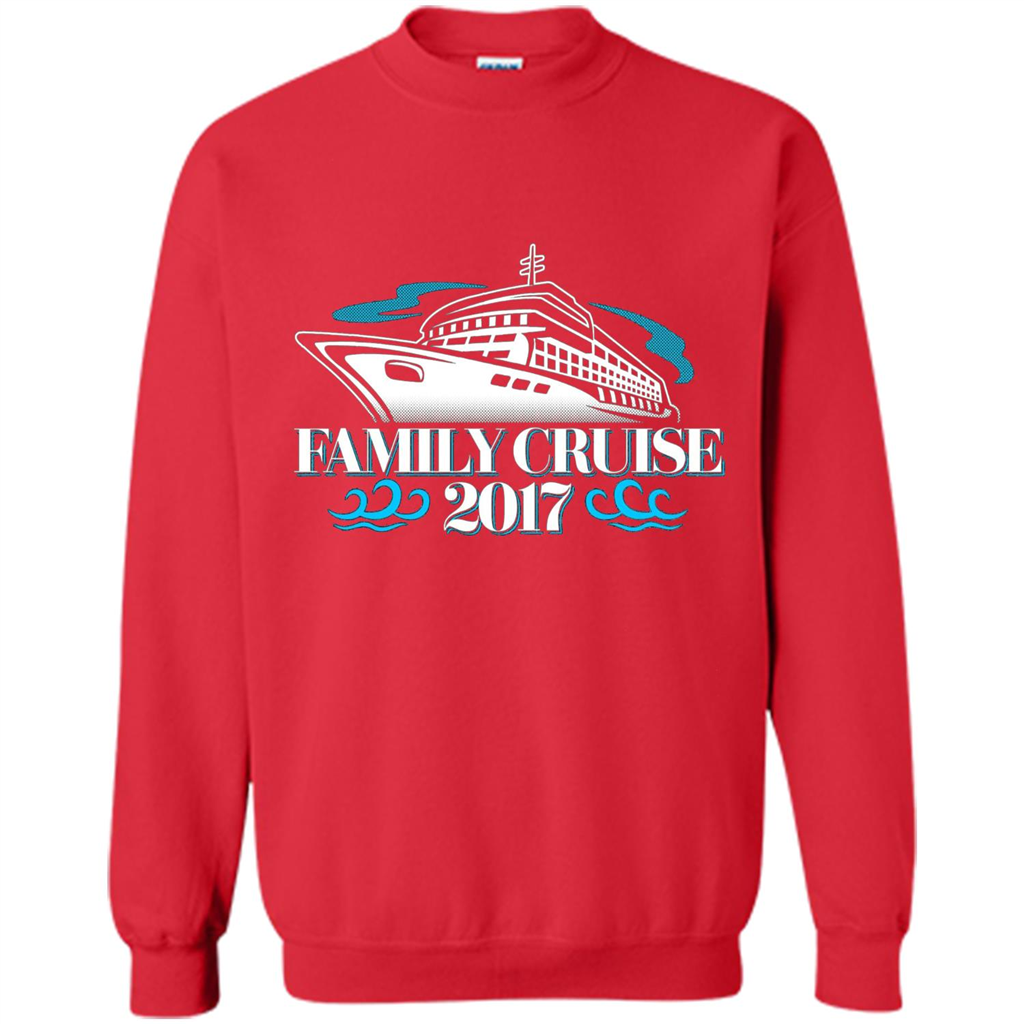 Family Cruise 2017 Vacation T-shirt Red