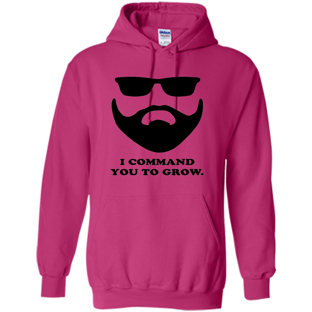 Beard T-Shirt I Command You To Grow T-shirt Heliconia
