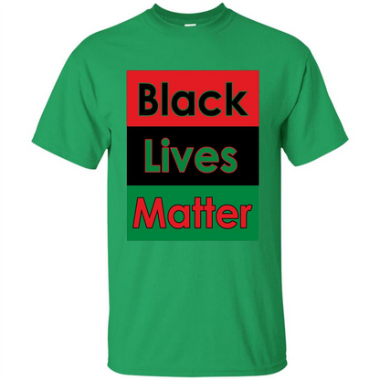 Black Lives Matter-T-shirt Irish Green