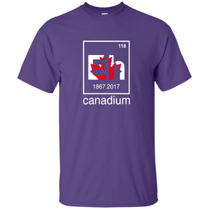 Funny Canadian T-shirt Canada Element Eh - 150 years T-Shirt