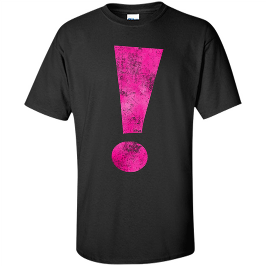 Exclamation Point Graphic T-shirt Black