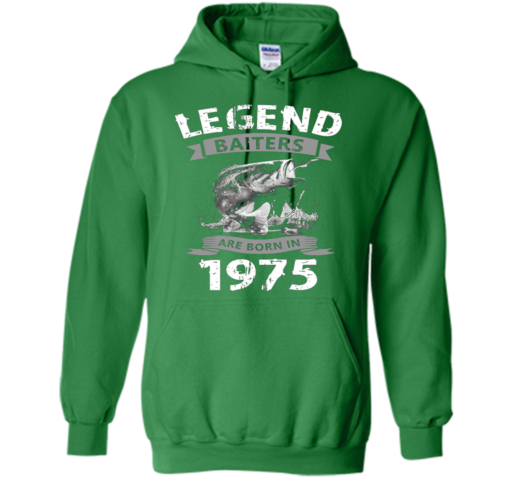 Mens 42nd Years Old 1975 Birthday Gift Idea Tshirt for Fishing shirt Irish Green