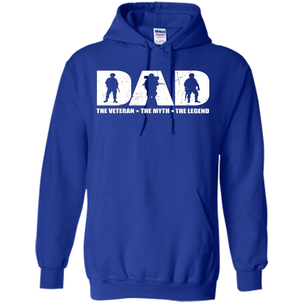 Fathers Day T-shirt The Veteran. The Myth. The Legend Royal