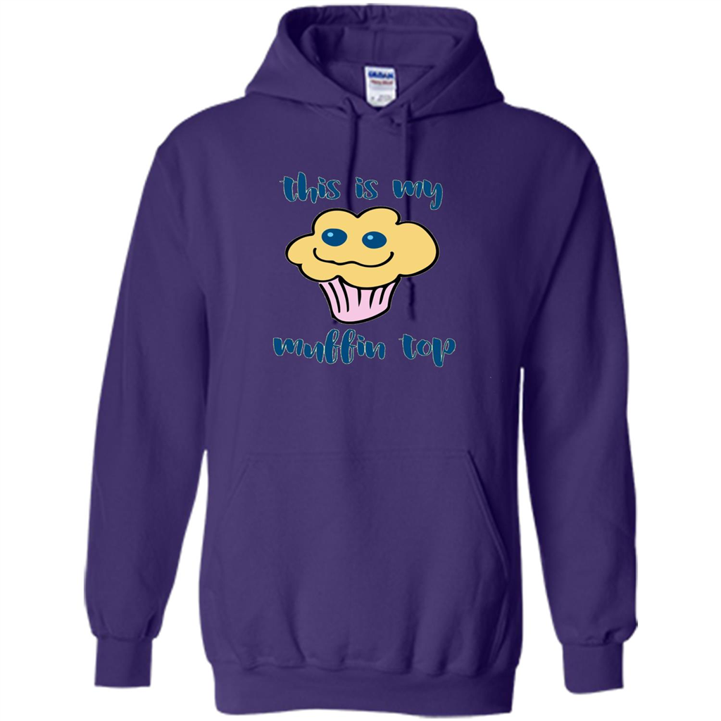 Baking T-shirt Funny This Is My Muffin Top T-Shirt Purple