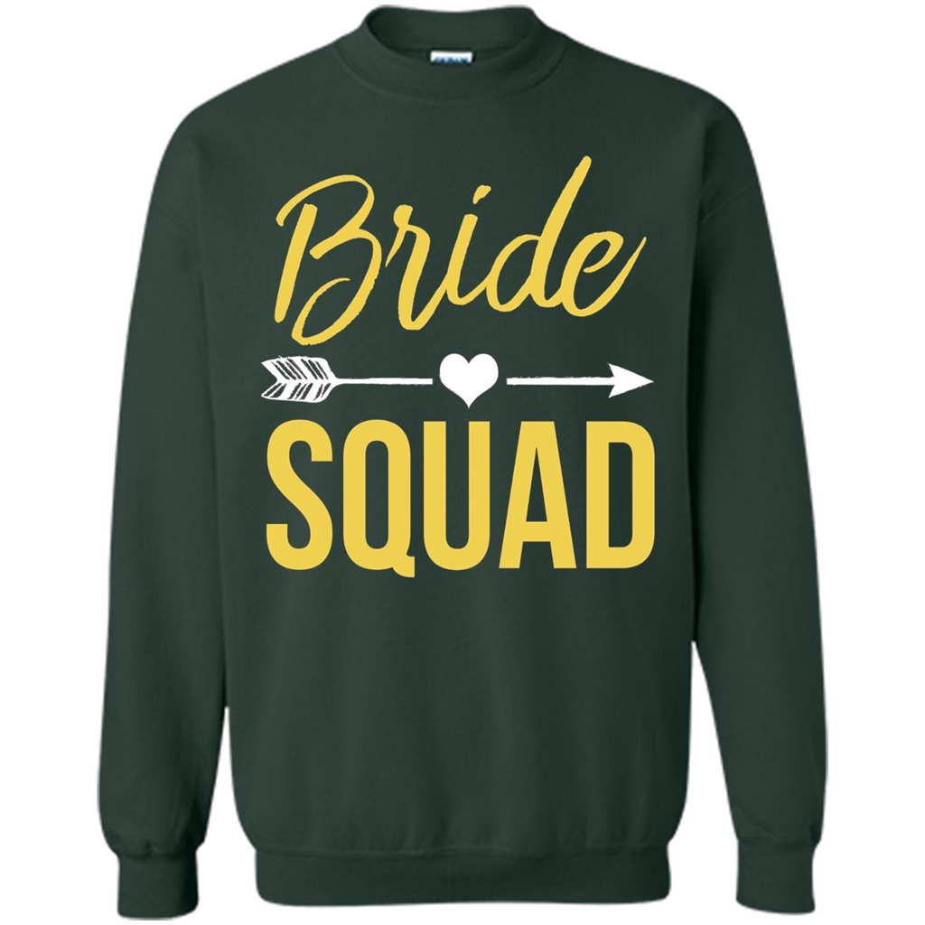 Bachelorette Party T-Shirts Bridesmaids Bride Squad T-Shirt Forest Green