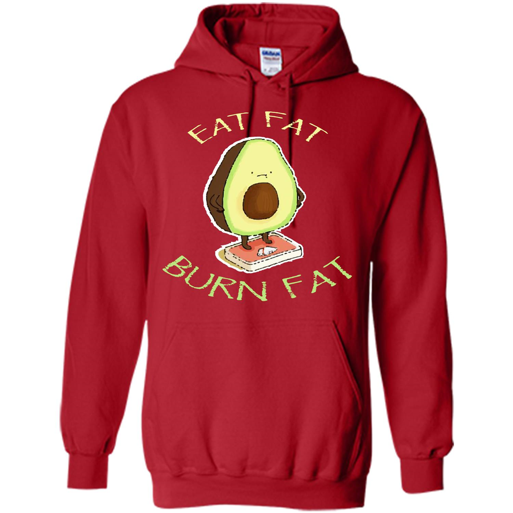 Avocado T-shirt Eat Fat Burn Fat T-shirt