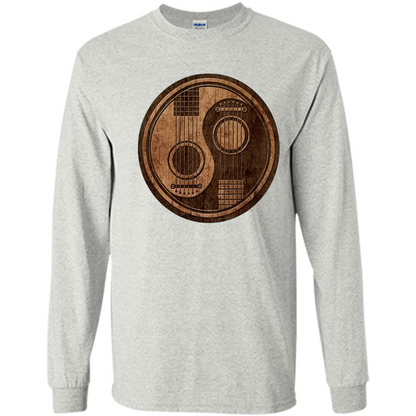 Best gift for Guitar T-shirt Guitar Ying-Yang Gift Ash