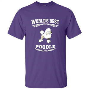 World's Best Poodle Dog T-shirt