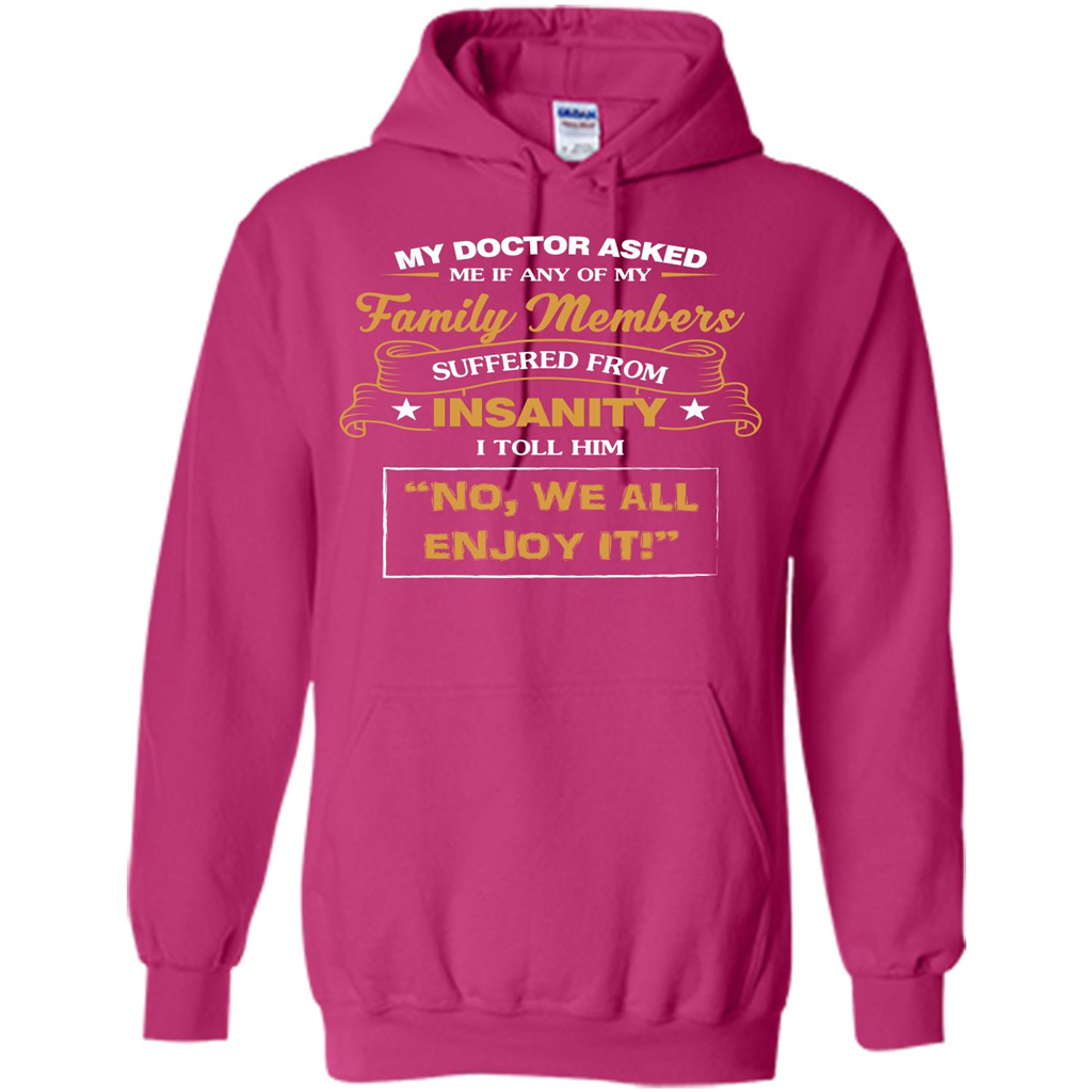 Family T-shirt We All Enjoy It Heliconia