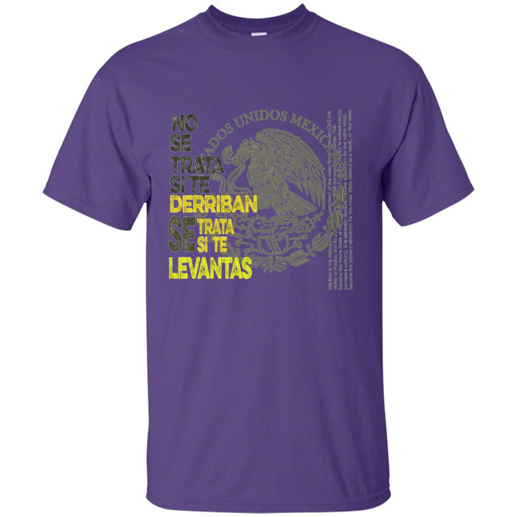 Mexican Pride With A Positive Message T-Shirt Purple