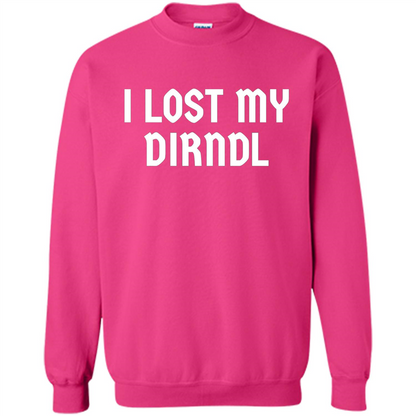 I Lost My Dirndl Oktoberfest Beer Party T-Shirt Heliconia