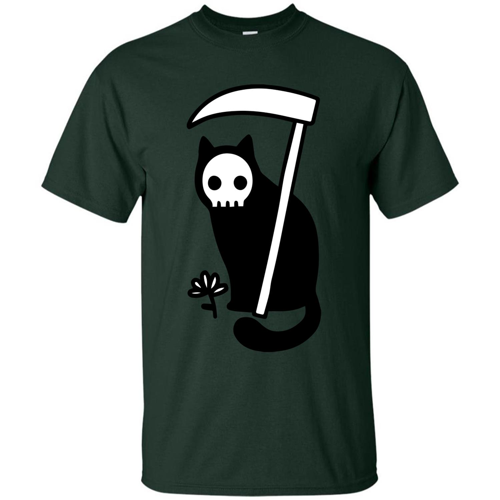 Cat Grimm Reaper T-shirt Forest Green