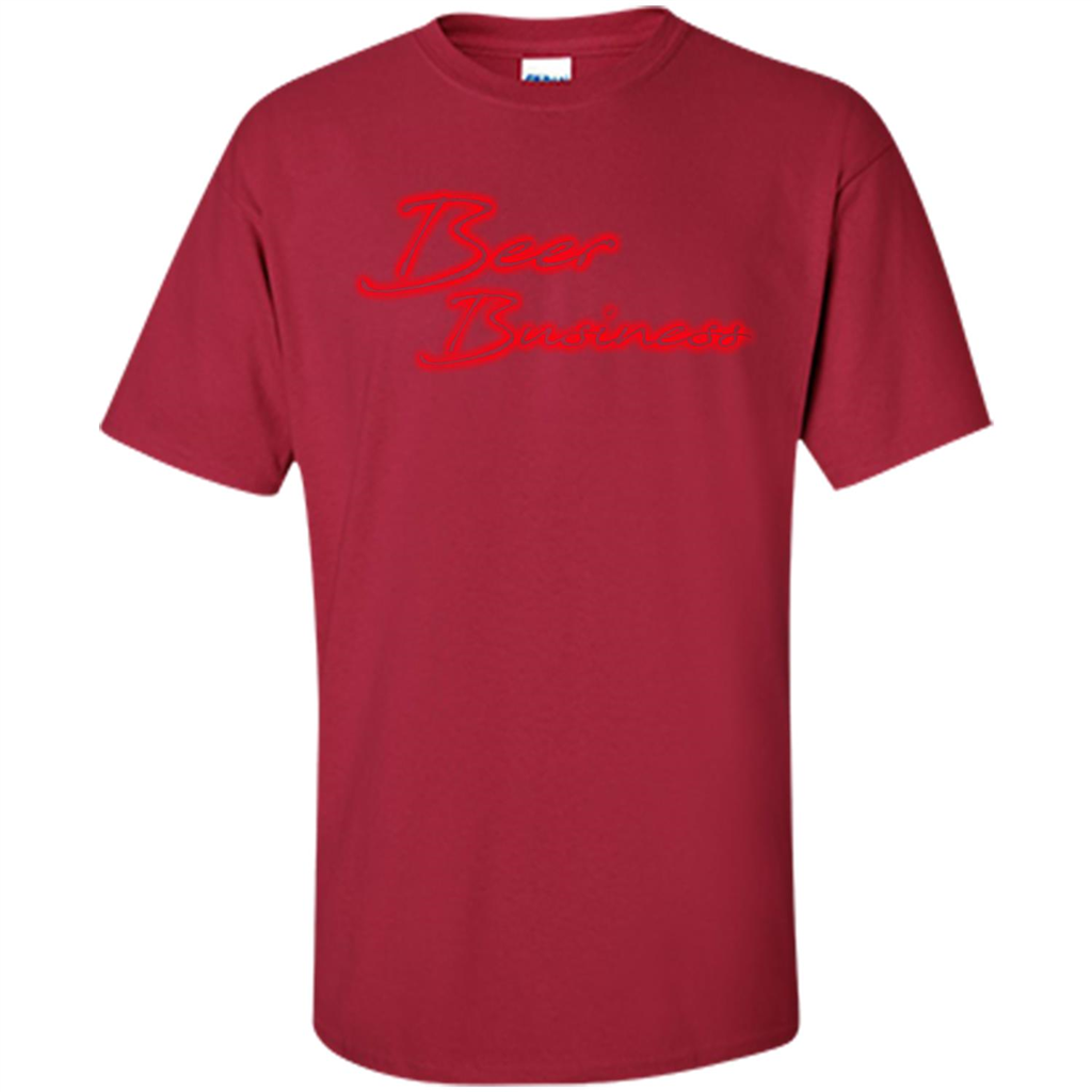 Beer T-shirt Beer Business Cardinal