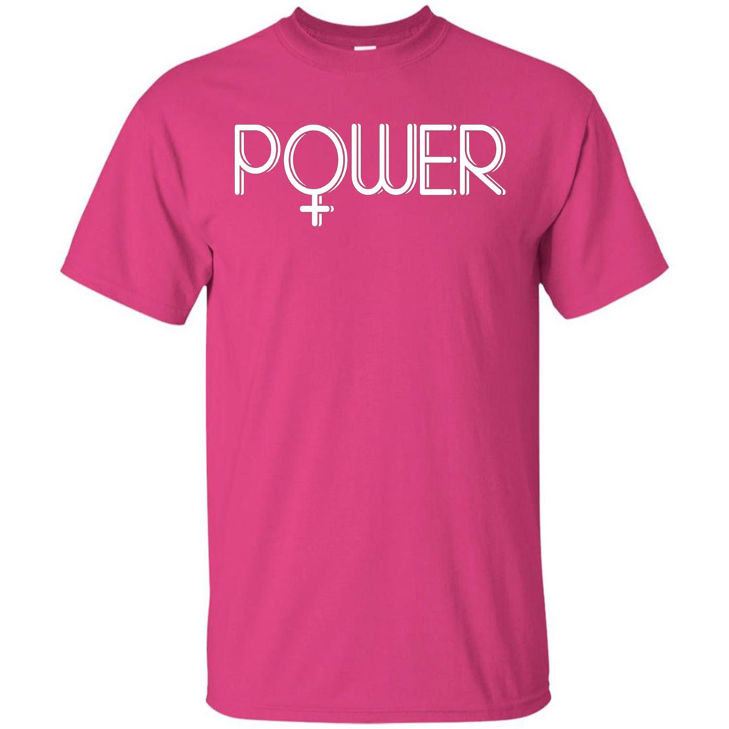 Woman Power Female Symbol Feminist T-Shirt Heliconia