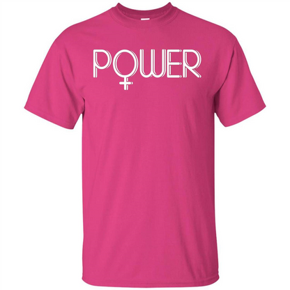 Woman Power Female Symbol Feminist T-Shirt Heliconia